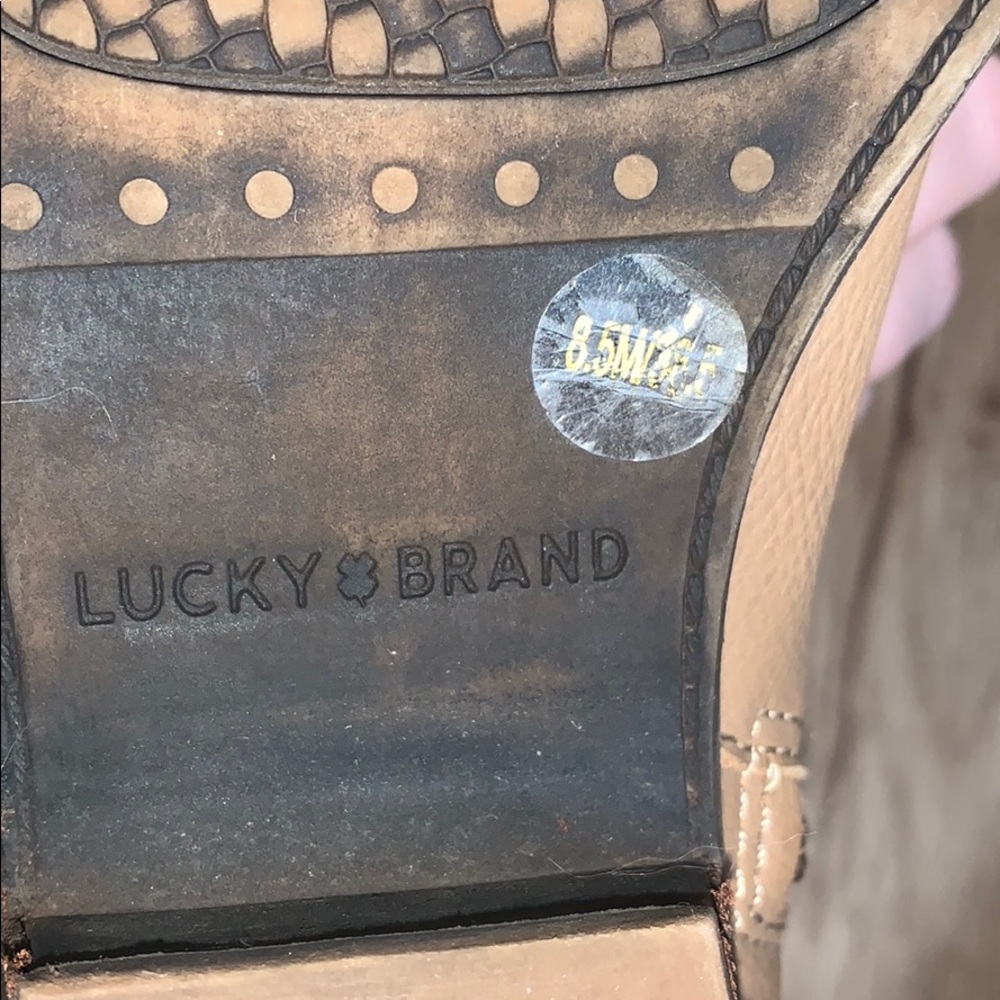 Lucky Brand Tan Booties - Picture 5 of 8